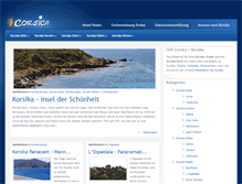 Tablet Screenshot of gocorsica.de